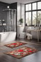 Mijölnir Juego de alfombrillas de baño CT-5224 Multicolor (2 piezas) de 40x60 cm y 60x100 cm